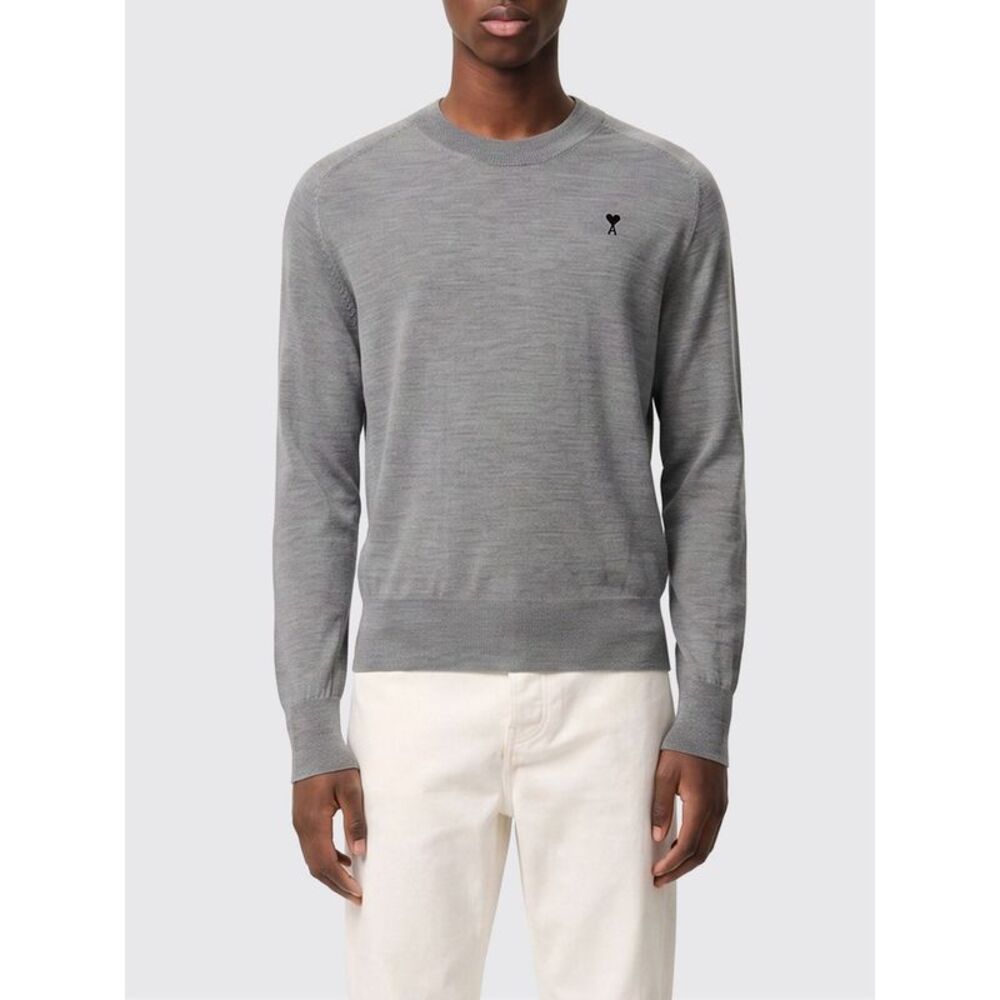 Ami Paris Sweater Men Grey